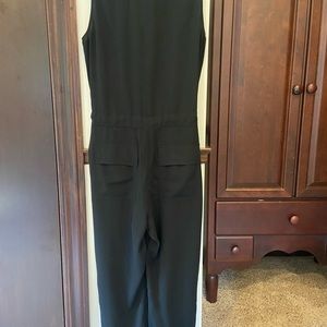 Cabi black jumpsuit with zipper